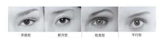 双眼皮的形状